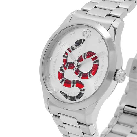 gucci timeless snake watch